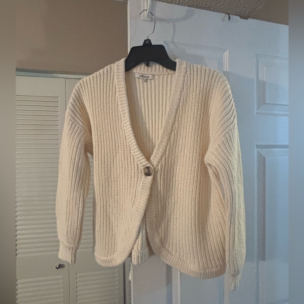 MADEWELL CREAM COLOR SWEATER. - Picture 1 of 5